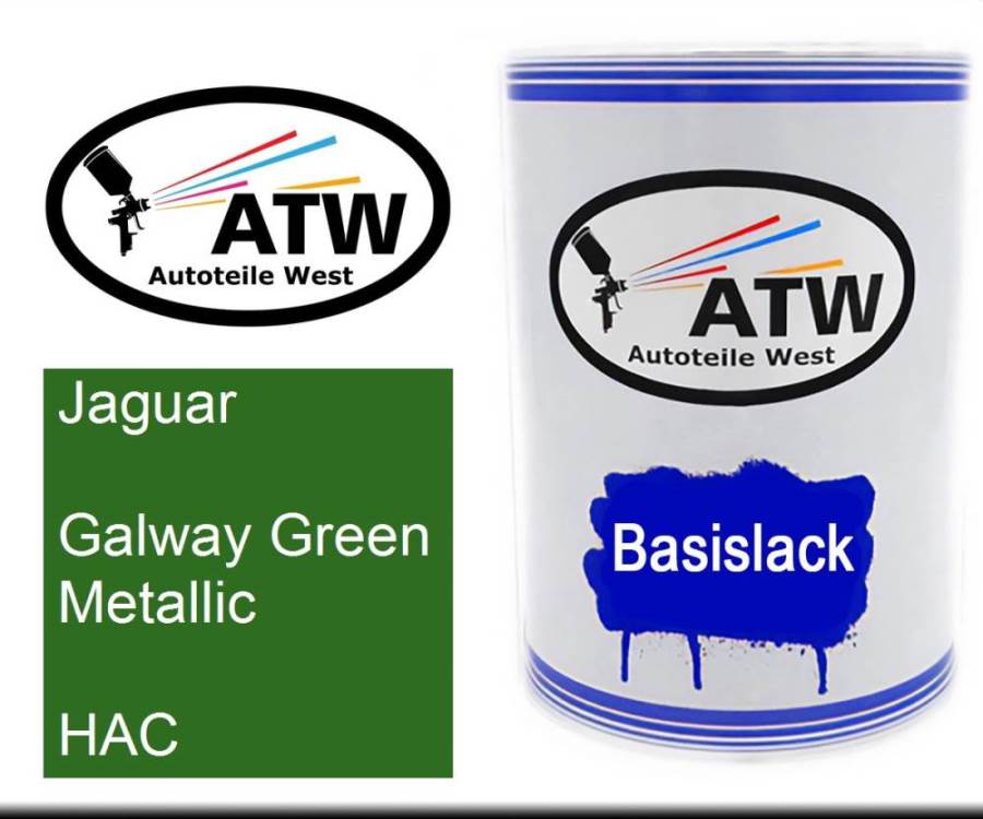 Jaguar, Galway Green Metallic, HAC: 500ml Lackdose, von ATW Autoteile West.